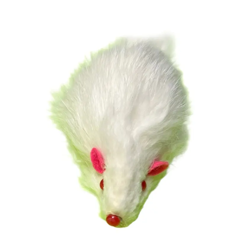 Big Furry Mouse 7" - Black or White