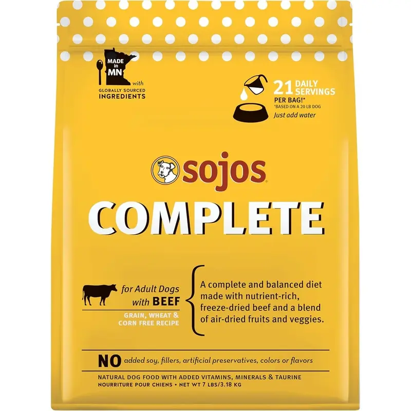SOJOS Complete Adult Dog Food - Beef