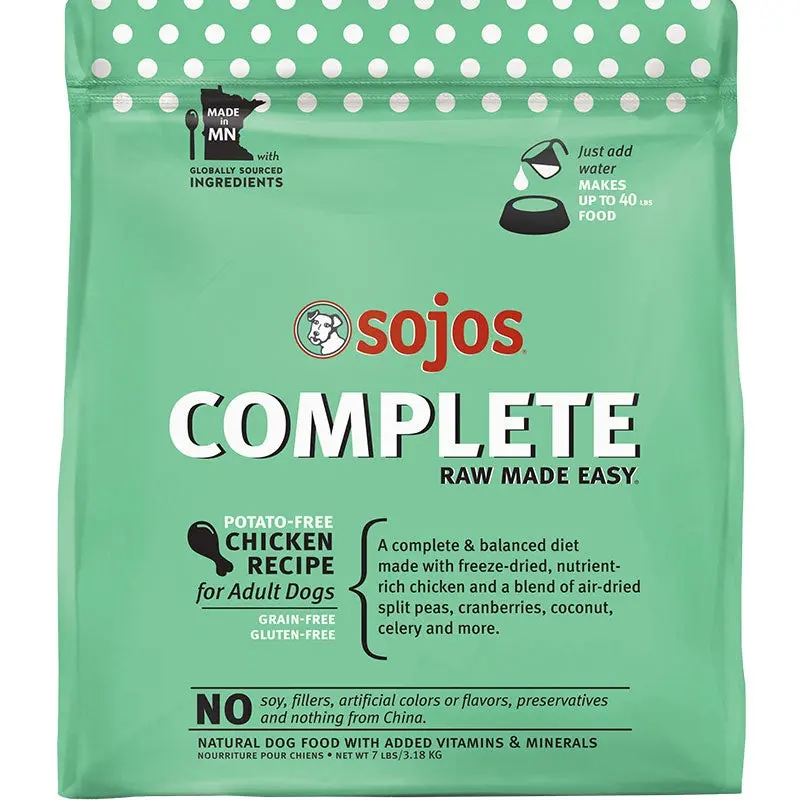 SOJOS Complete Adult Dog Food - Chicken Formula