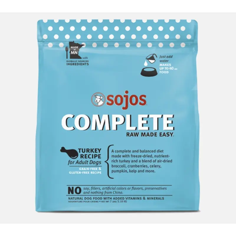 SOJOS Complete Adult Dog Food - Turkey