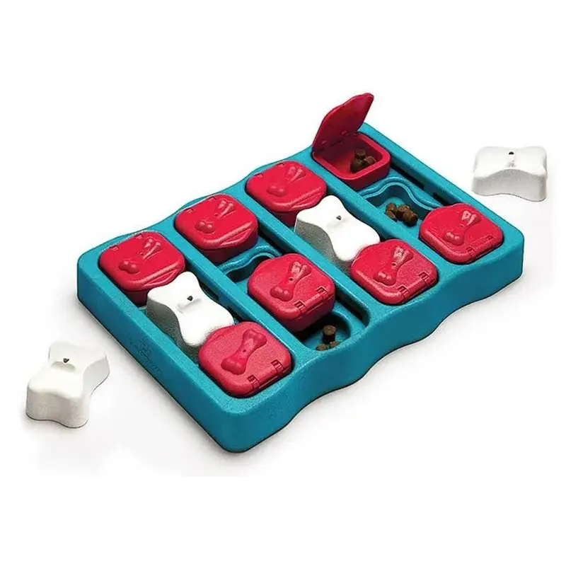 Nina Ottosson Dog Brick Interactive Treat Dog Puzzle Blue