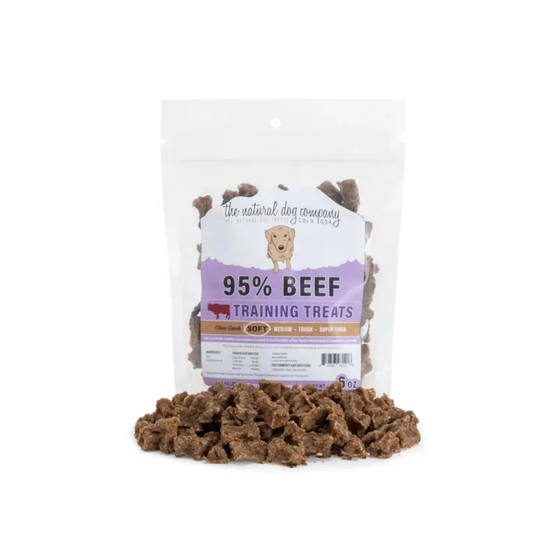 95% Meat Training Bites-Beef Bites : 6 oz.