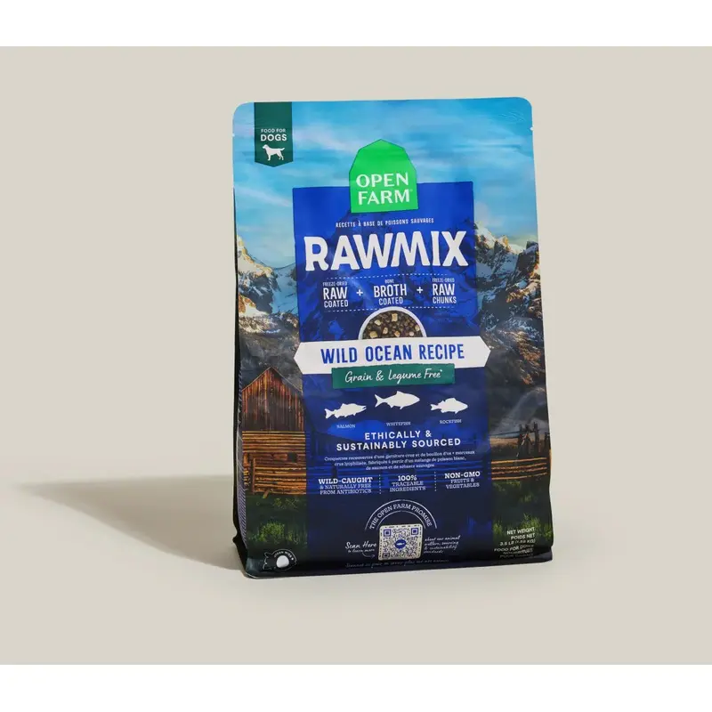Open Farm Rawmix Dry Dog Food -  Wild Ocean