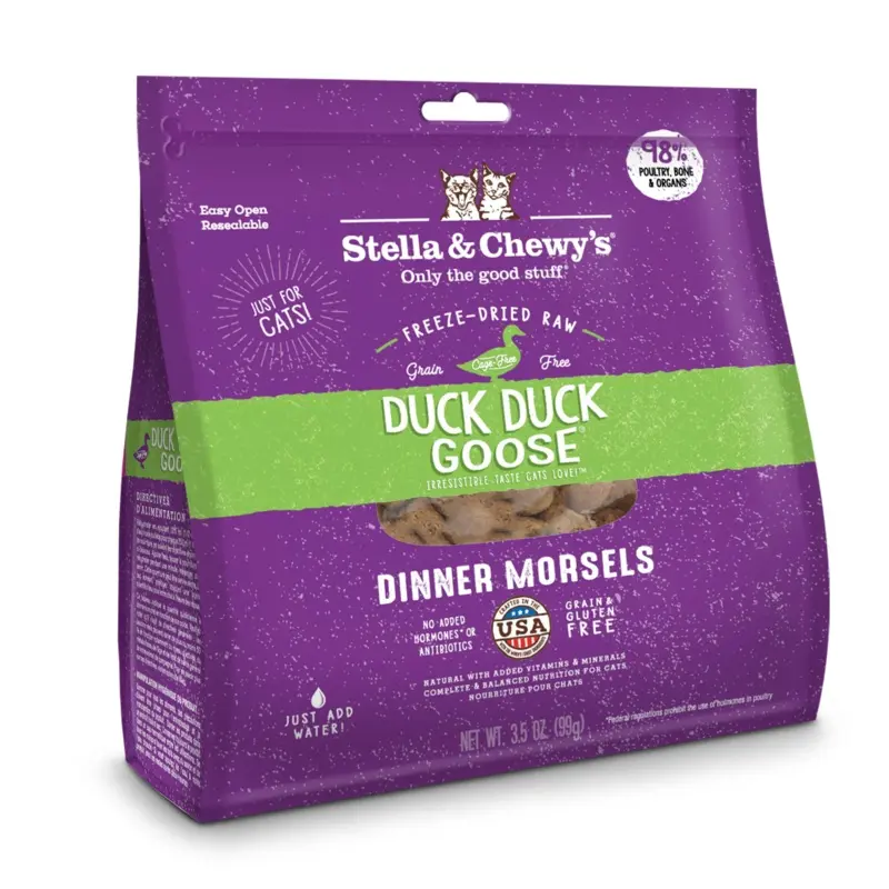 Stella & Chewy's Freeze-Dried Raw Cat Food - Duck Duck Goose