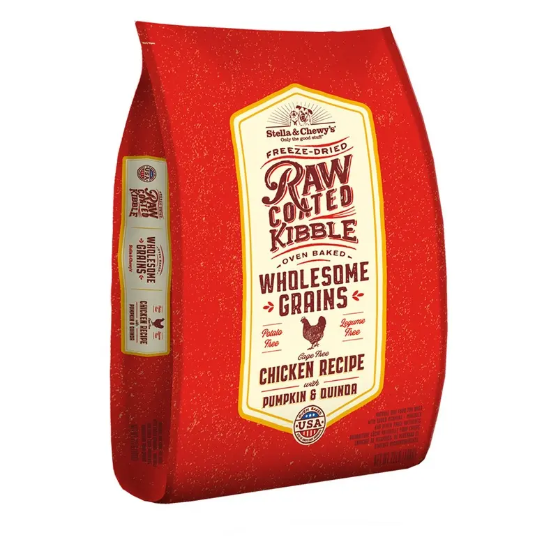 Stella & Chewy's Raw Coated Kibble Wholesome Grains Chicken Recipe Dry Dog Food