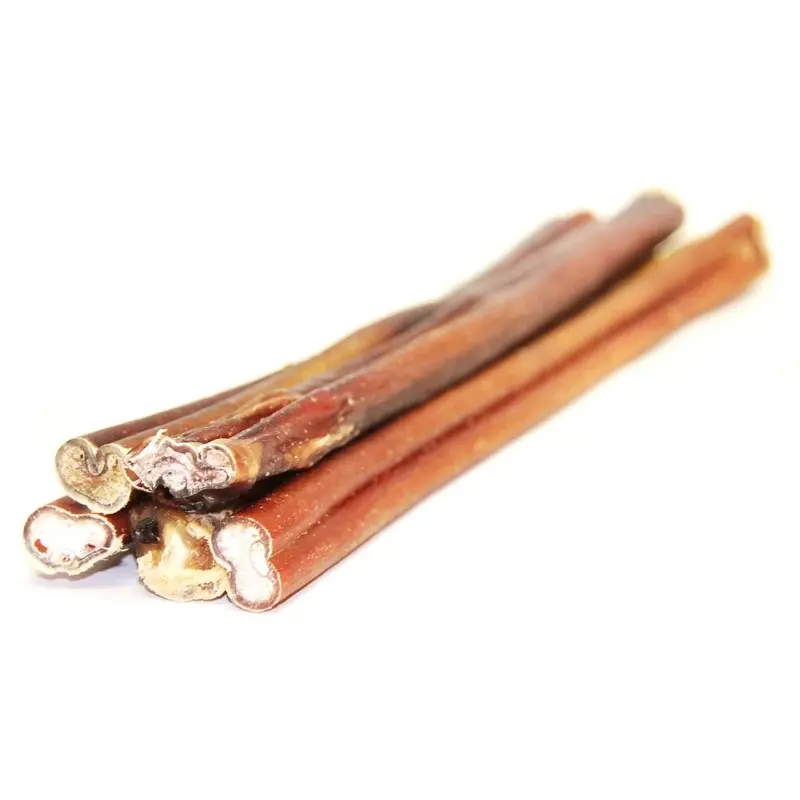 12" Thick Bully Sticks- Tough Dog Chew - Odor Free (Bulk)