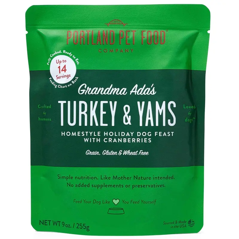 Portland Pet Food Company - Grandma Ada's Turkey and Yams Homestyle Dog Meal