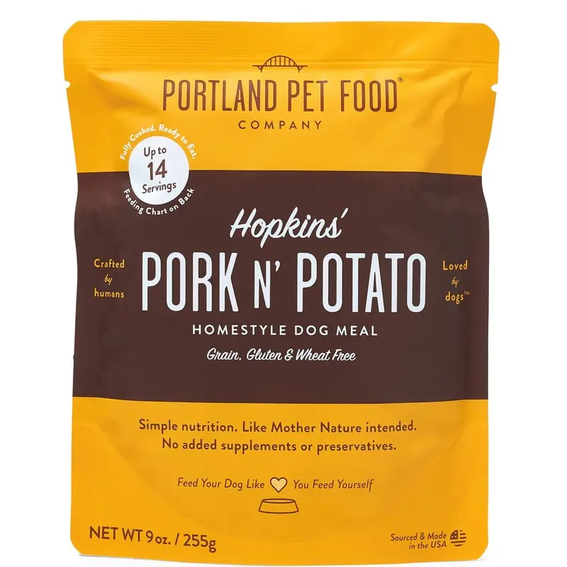 Portland Pet Food Company - Hopkins Pork N Potato Homestyle Dog Meal