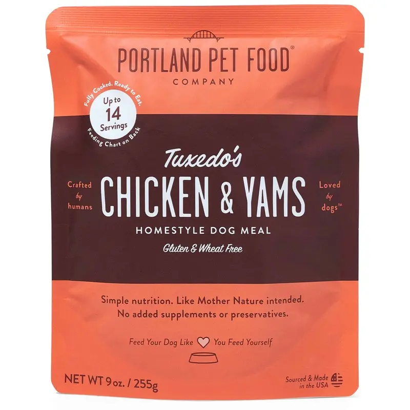 Portland Pet Food Company - Tuxedo's Chicken and Yams Homestyle Dog Meal
