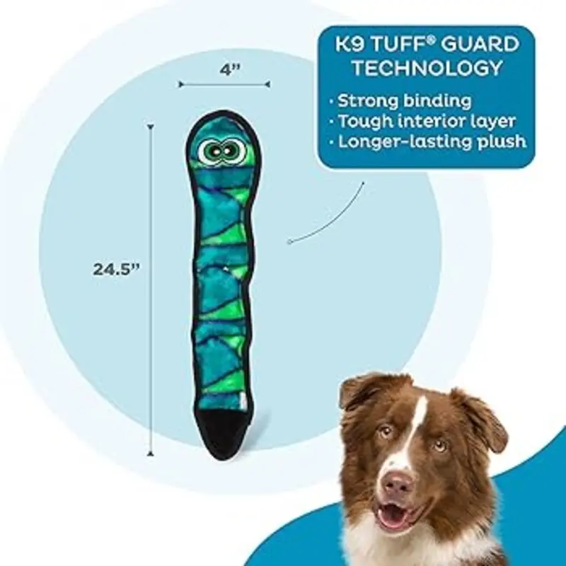 Outward Hound Invincible 3 Squeaker Snake