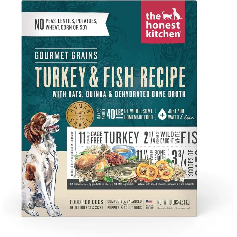 The Honest Kitchen  Dog Food-Turkey & Whitefish : 10 lb