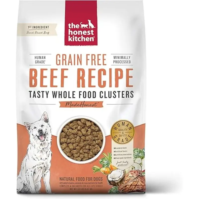 The Honest Kitchen Grain Free Beef Clusters Dog Food