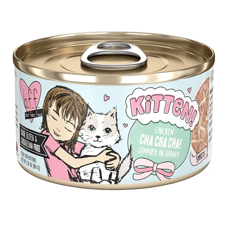 BFF Cat and Kitten Canned Food Cha Cha Chicken Gravy 2.8 oz