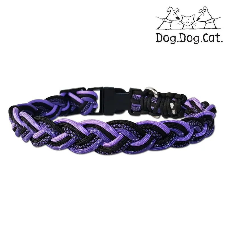 Dog Dog Cat Paracord Dog Collar - Purple