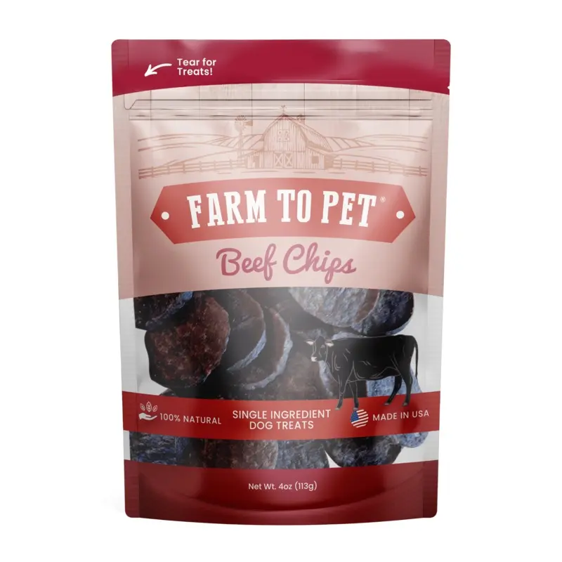 Farm to Pets - Beef Chips Dog Treats