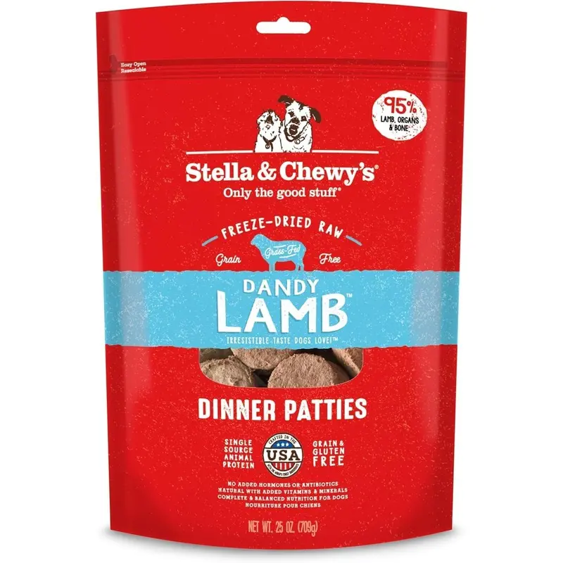 Stella & Chewy Freeze Dried Dog Food - Lamb : 25 oz