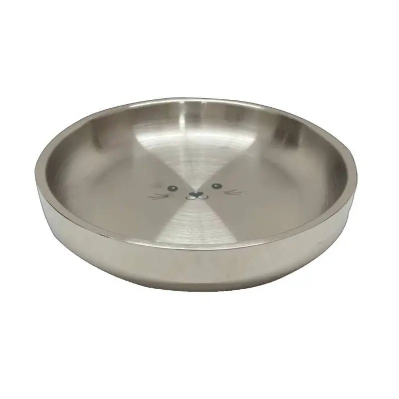 ThoozyPet Double Wall Insulated Cat Plate 6.6"