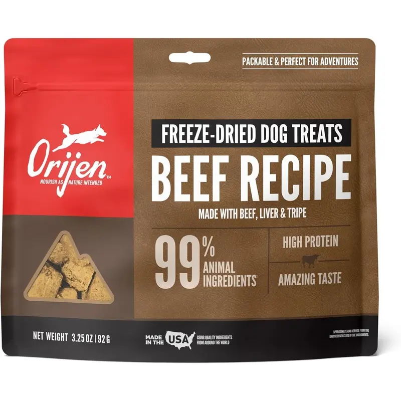 Orijen Freeze Dried Dog Treat-Beef Recipe : 3.5 oz