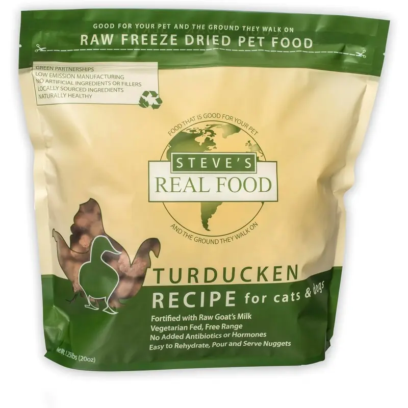 Steves Freeze Dried Nuggets-Turkducken : 1.25 LB
