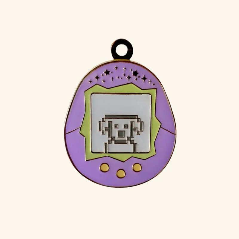Tamagotchi Dog Pet ID Tag