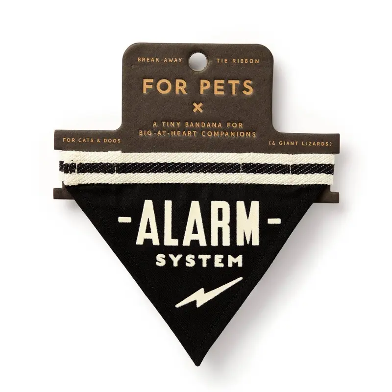 Brass Monkey - Alarm System Small Pet Bandana