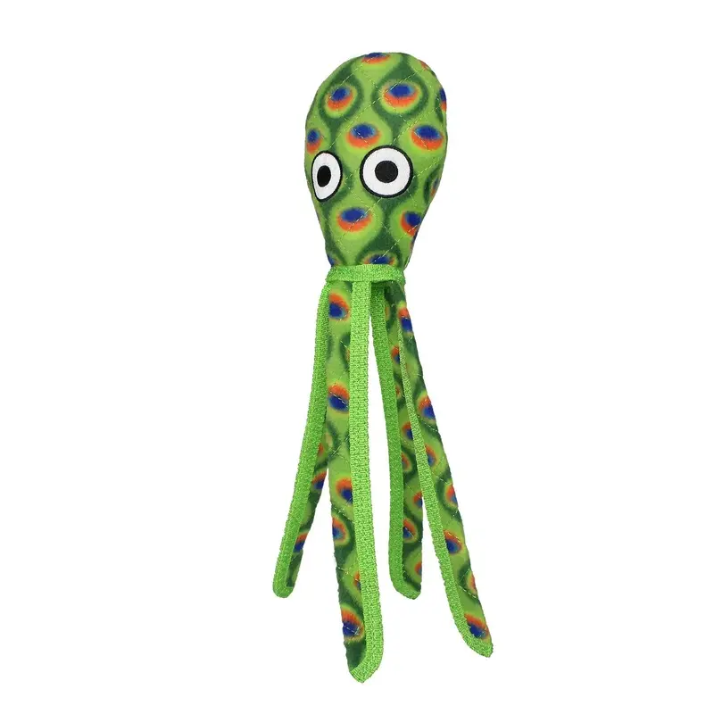 Tuffy's Ocean Squid Durable Tough Squeaky Dog Toy