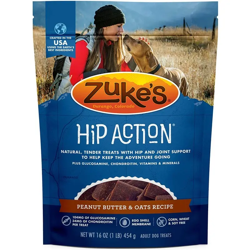 Zukes Hip Action Dog Treats - Peanut Butter