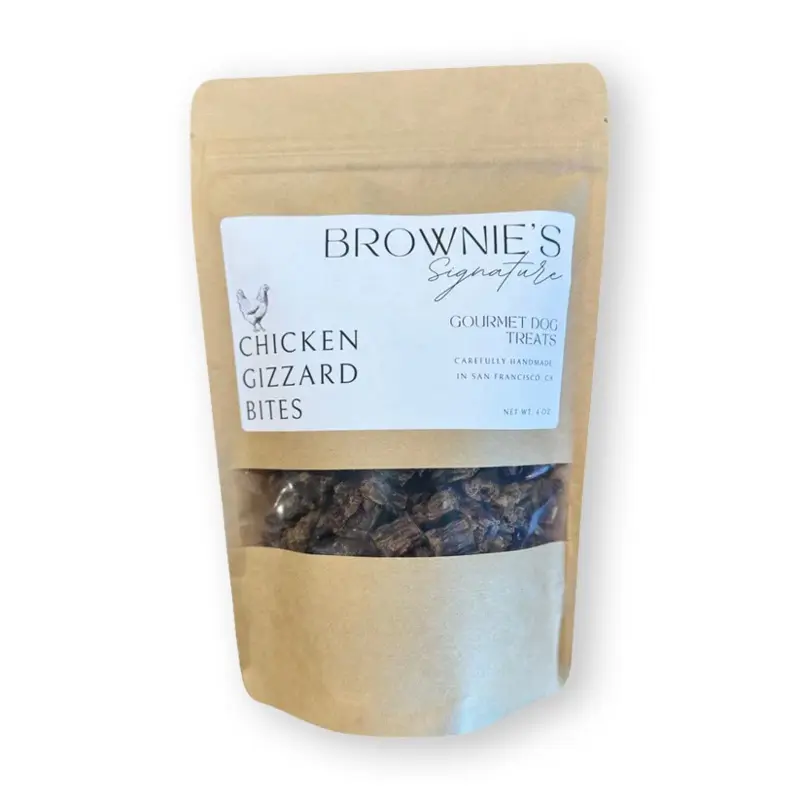 Chicken Gizzard and Rice Bites Dog Treats