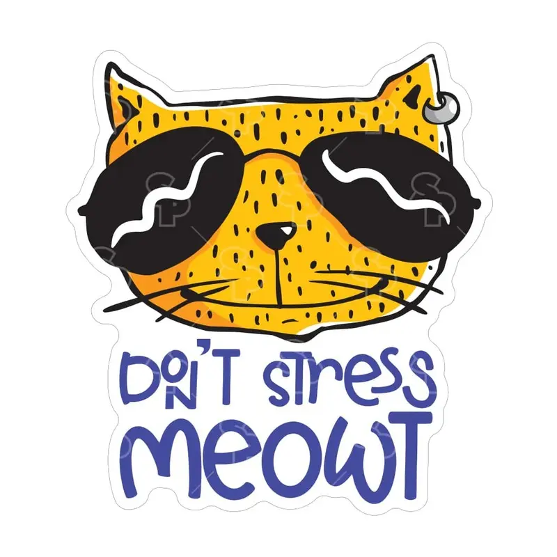Sticker Pack Sticker SM- Don't Stress Meowt