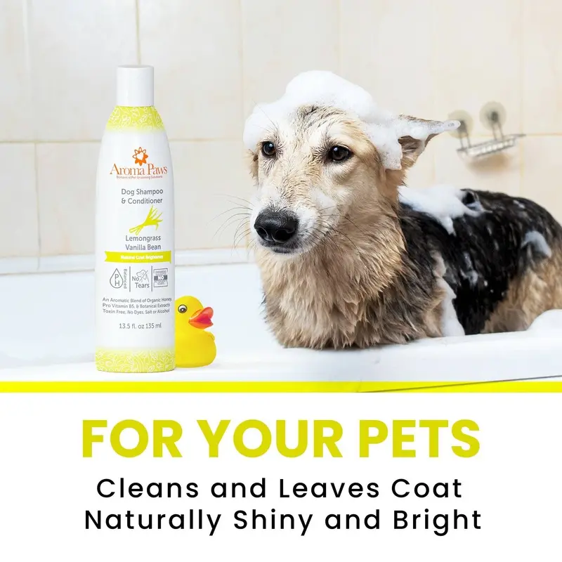 Aroma Paws - 13.5 Oz. Shampoo Lemongrass Vanilla Bean