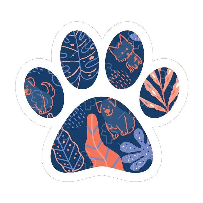 Sticker Pack Sticker-Dog Paw : LRG