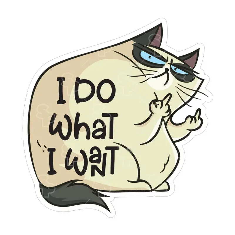 Sticker Pack Sticker SM-Angry Cat : SM