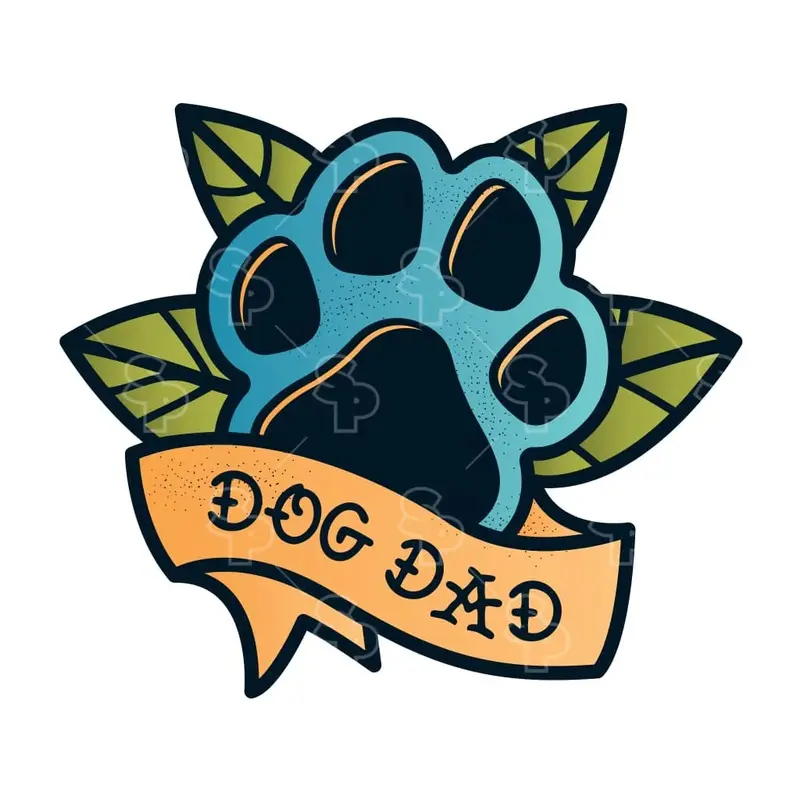 Sticker Pack Sticker SM-Dog Dad Leaf : SM