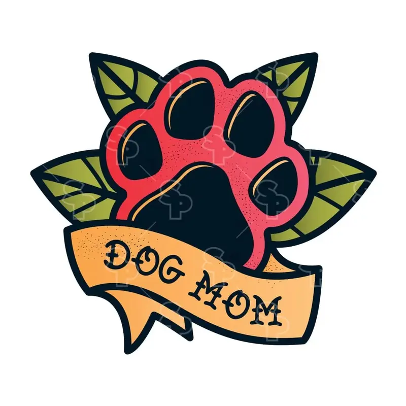 Sticker Pack Sticker SM-Dog Mom Leaf : SM