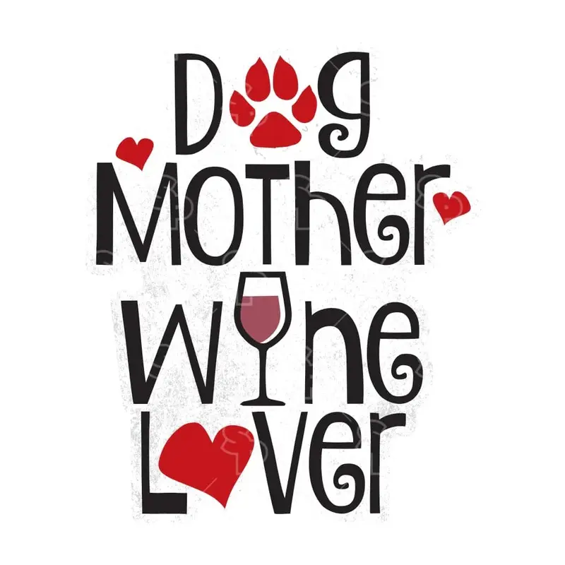 Sticker Pack Sticker SM-Dog Mother Wine Lover : SM
