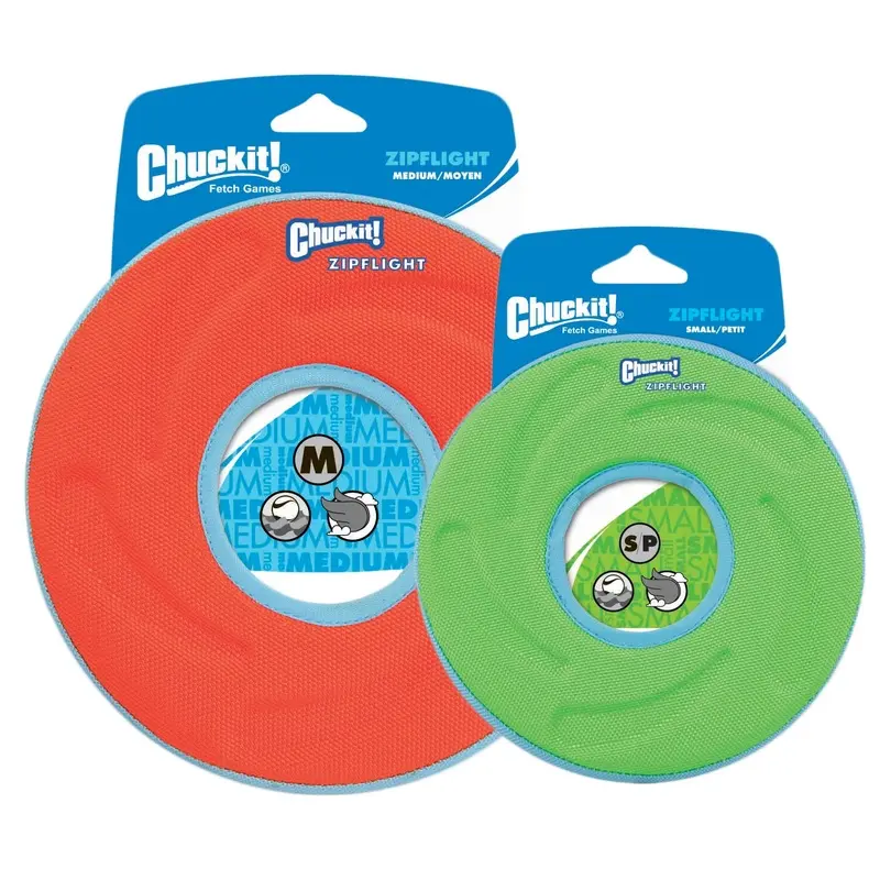 Chuckit! Amphibious Zip Flight Dog Toy for Water and Land Play