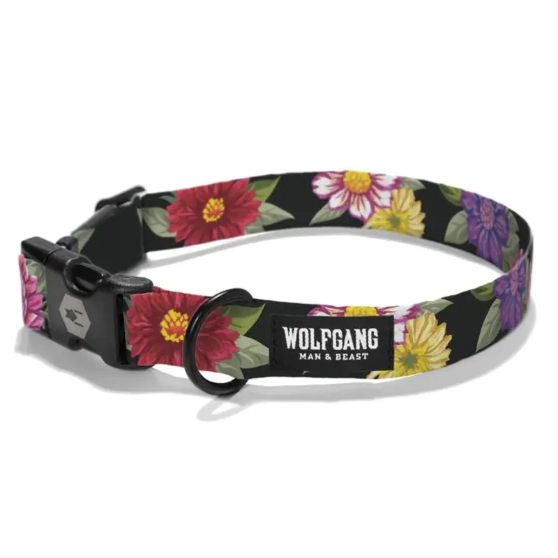 DarkFloral Dog Collar
