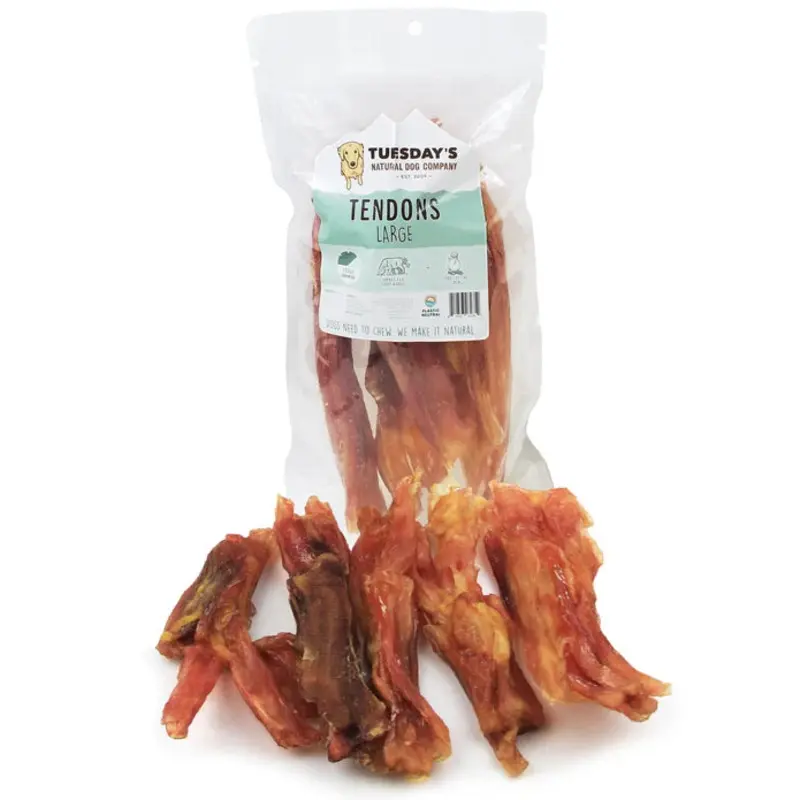 Beef Tendons Bagged - Large 8 oz