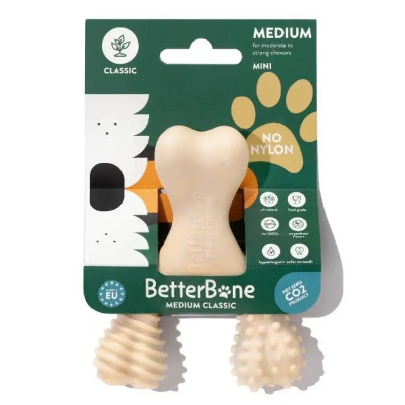 BetterBone Medium Classic Dog Chew Toy Mini