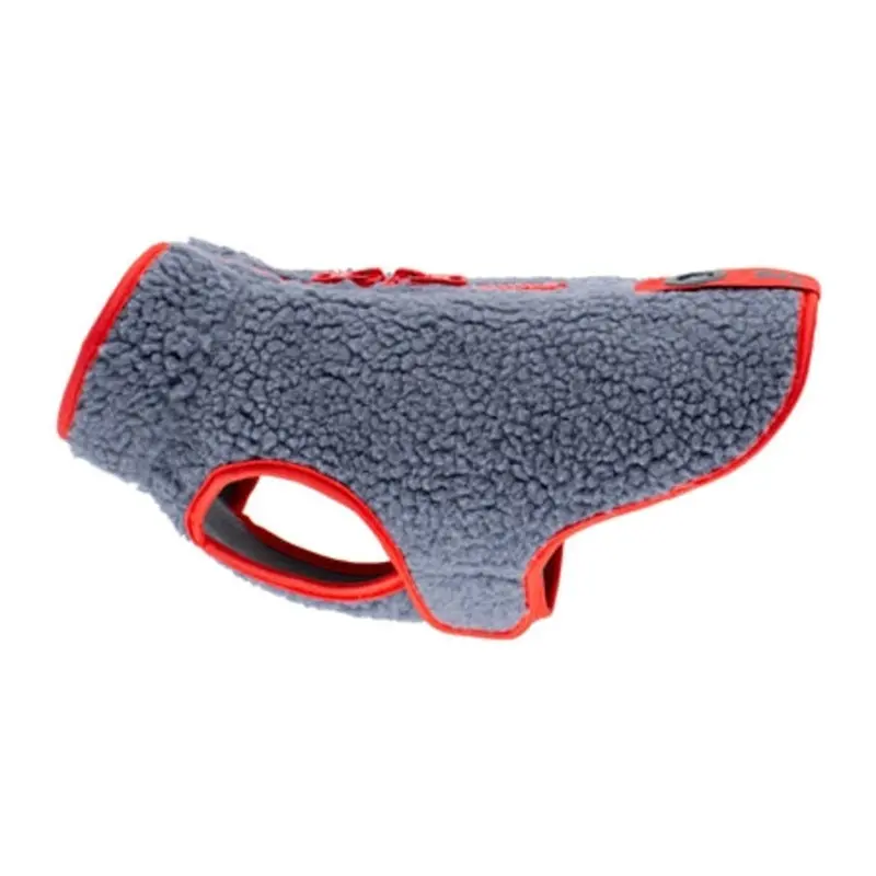RC Pet Tundra Fleece Pullover - Dark Grey/Goji Berry