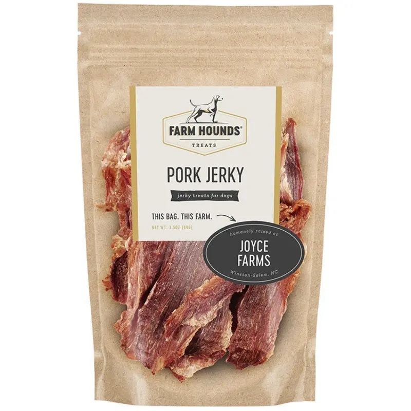 Farm Hounds Bagged Treat - Pork Jerky