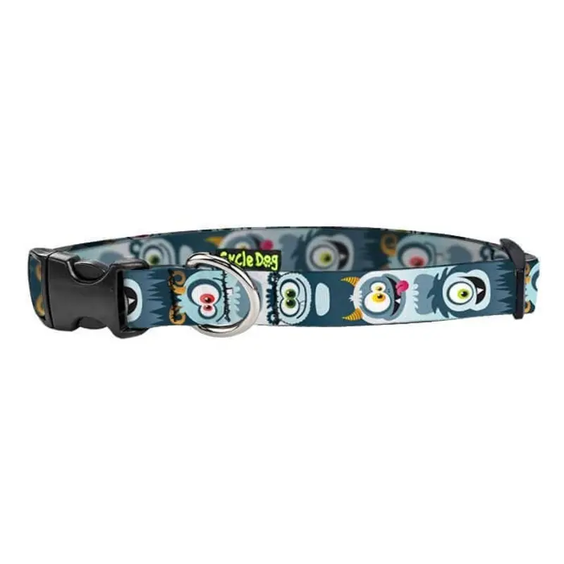 Cycle Dog - Small Ecoweave-Monster Yetis Dog Collar