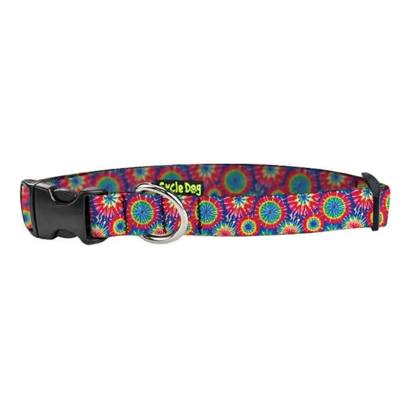 Cycle Dog - Small Ecoweave-Tie Dye Dog Collar
