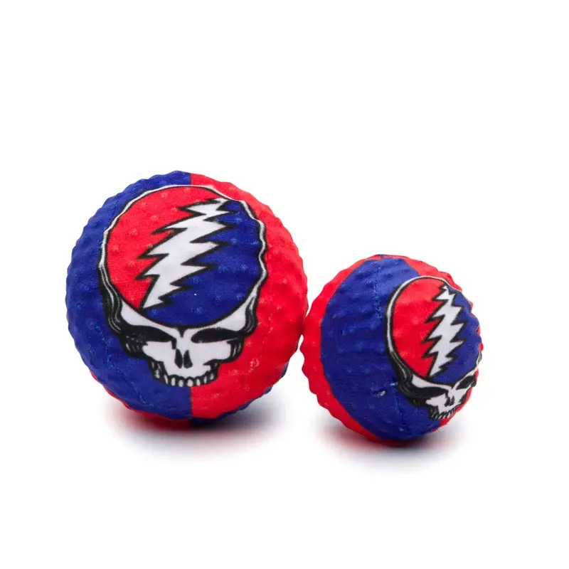 fabdog - Grateful Dead Steal Your Face faball Dog Toy