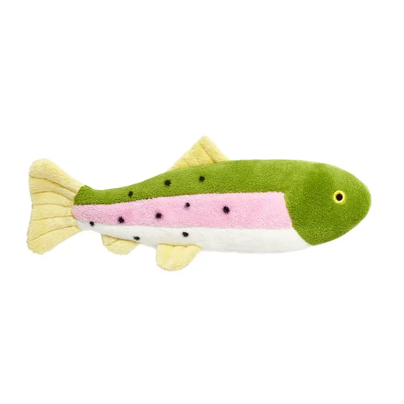 Fluff and Tuff Dog Toys - Burt the Lake Trout