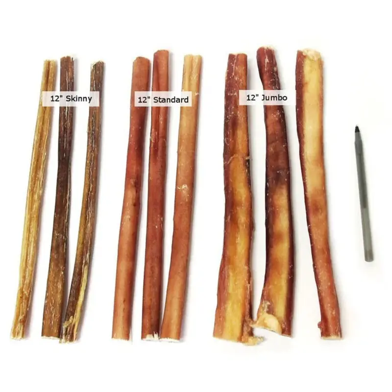Jumbo Bully Stick-Odor Free : 12"
