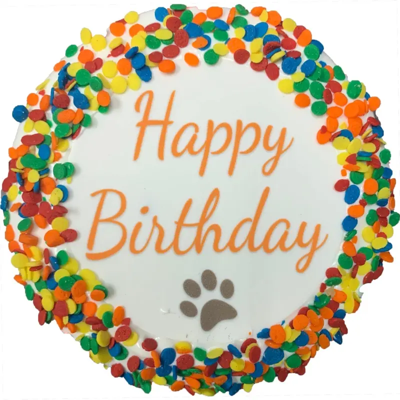 K9 Granola Factory - Donut Shop, Happy Birthday Cake Dog Treat