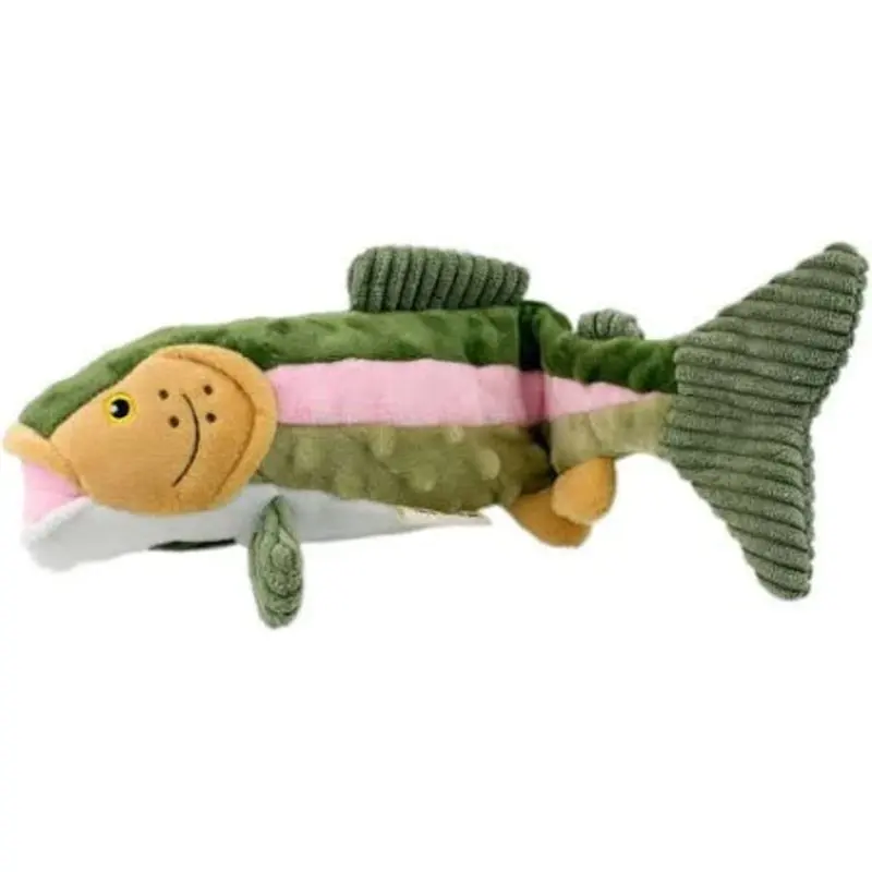 Tall Tails Rainbow Trout Dog Toy -14"