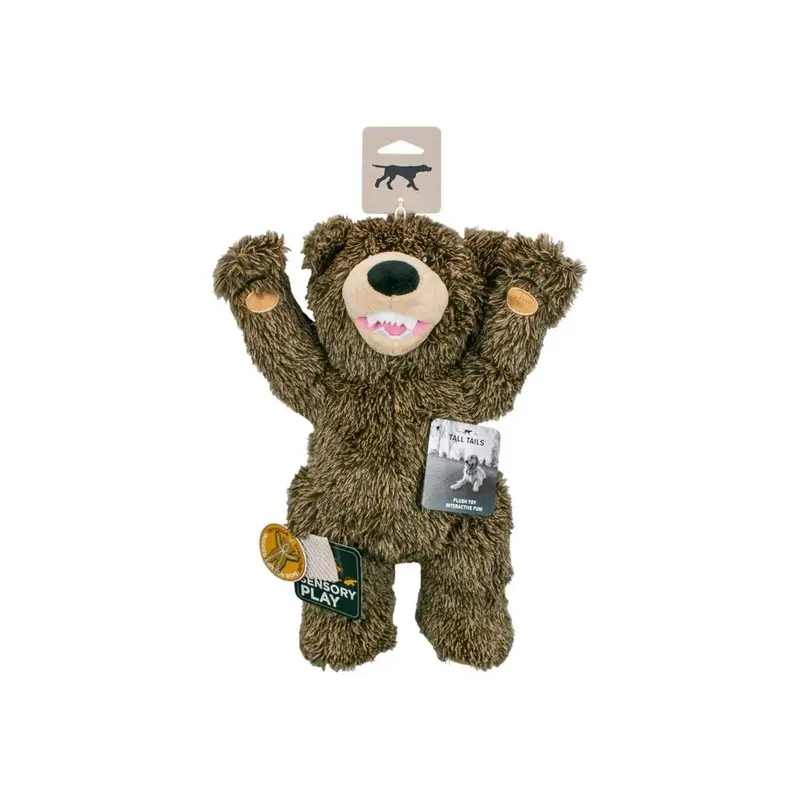 Tall Tails Rope Body Dog Toy- Grizzly : 14"