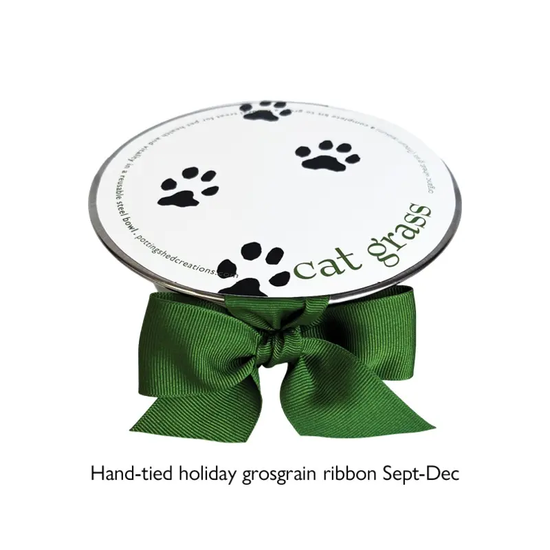 Potting Shed Creations, Ltd. - Pet Bowl | Cat Grass | NEW Christmas Gift idea